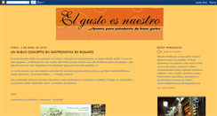 Desktop Screenshot of elgustoesnuestroclub.blogspot.com