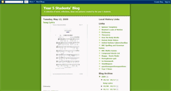 Desktop Screenshot of class5ostudents.blogspot.com
