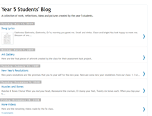 Tablet Screenshot of class5ostudents.blogspot.com