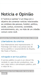 Mobile Screenshot of noticia-e-opiniao.blogspot.com