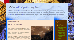 Desktop Screenshot of iwantaeuropeankingbed.blogspot.com