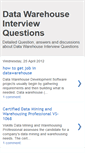 Mobile Screenshot of datawarehouseinterviewquestions2012.blogspot.com