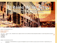 Tablet Screenshot of elreinodelasartes.blogspot.com