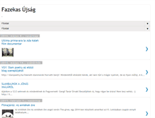 Tablet Screenshot of fazekasujsag.blogspot.com