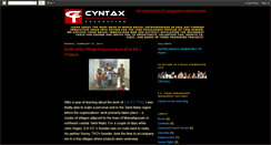 Desktop Screenshot of cyntaxfoundation.blogspot.com