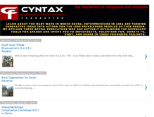 Tablet Screenshot of cyntaxfoundation.blogspot.com