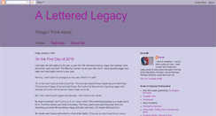 Desktop Screenshot of letter-legacy.blogspot.com