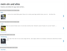 Tablet Screenshot of mein-ein-und-alles.blogspot.com