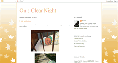 Desktop Screenshot of onaclearnight-rachel.blogspot.com