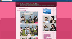 Desktop Screenshot of colleenstitchesintime.blogspot.com
