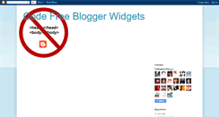 Desktop Screenshot of codefreebloggerwidgets.blogspot.com