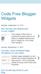 Mobile Screenshot of codefreebloggerwidgets.blogspot.com