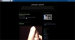 Desktop Screenshot of jemimamoon.blogspot.com