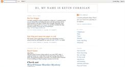 Desktop Screenshot of kevincorrigan.blogspot.com