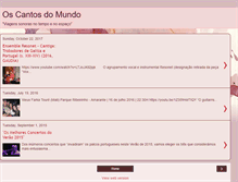 Tablet Screenshot of oscantosdomundo.blogspot.com