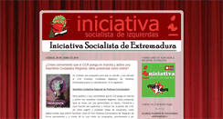 Desktop Screenshot of iniciativasocialistadeextremadura.blogspot.com