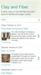 Mobile Screenshot of claynfiber.blogspot.com