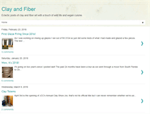 Tablet Screenshot of claynfiber.blogspot.com