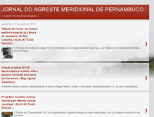 Tablet Screenshot of jornaldoagrestemeridional.blogspot.com