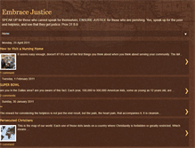 Tablet Screenshot of embracejustice.blogspot.com