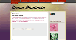 Desktop Screenshot of ileana-mladinoiu.blogspot.com