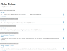 Tablet Screenshot of obiterdictumblog.blogspot.com
