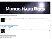 Tablet Screenshot of mundohardrock.blogspot.com