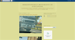 Desktop Screenshot of irresponsiblemotorists.blogspot.com