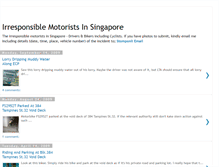 Tablet Screenshot of irresponsiblemotorists.blogspot.com
