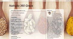 Desktop Screenshot of nutricao360graus.blogspot.com