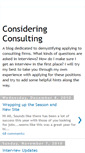 Mobile Screenshot of consideringconsulting.blogspot.com