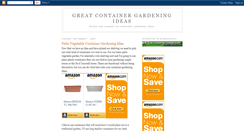 Desktop Screenshot of greatcontainergardeningideas.blogspot.com