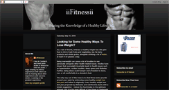 Desktop Screenshot of iifitnessii.blogspot.com
