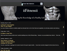 Tablet Screenshot of iifitnessii.blogspot.com