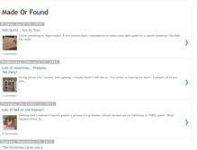 Tablet Screenshot of madeorfound.blogspot.com