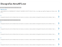 Tablet Screenshot of discografiasmenump3.blogspot.com