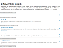 Tablet Screenshot of bittercyniskironisk.blogspot.com