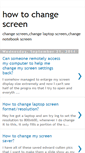 Mobile Screenshot of howtochangescreen.blogspot.com