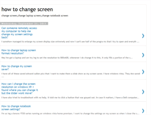 Tablet Screenshot of howtochangescreen.blogspot.com