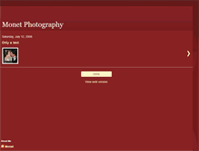 Tablet Screenshot of monetphotography.blogspot.com