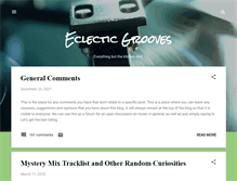 Tablet Screenshot of eclectic-grooves.blogspot.com