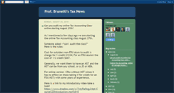 Desktop Screenshot of profbrunettistaxnews.blogspot.com