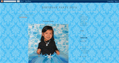 Desktop Screenshot of birthdaypartydiva.blogspot.com