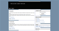 Desktop Screenshot of ilmubedah.blogspot.com