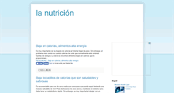 Desktop Screenshot of la-nutricion-info.blogspot.com