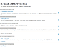 Tablet Screenshot of andrewandmegswedding.blogspot.com