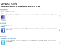 Tablet Screenshot of computermining.blogspot.com