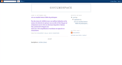 Desktop Screenshot of goulmispace.blogspot.com