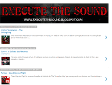 Tablet Screenshot of executethesound.blogspot.com