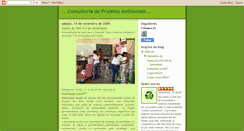 Desktop Screenshot of consultoriaparaprojetosambientais.blogspot.com